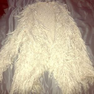 Free people shaggy cardigan